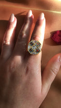 Load image into Gallery viewer, Bahira - Sterling Silver and Gold Vermeil Harlequin Ring